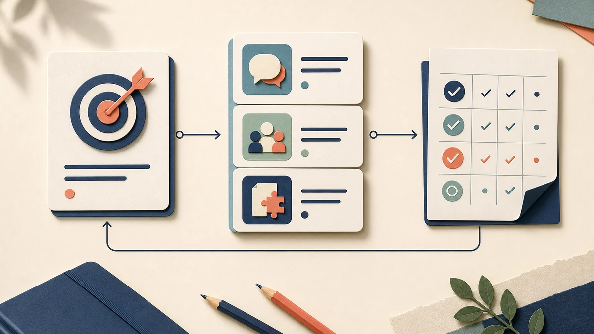 Illustration for Constructive Alignment in Lesson Planning: Match Objectives, Activities, and Assessment